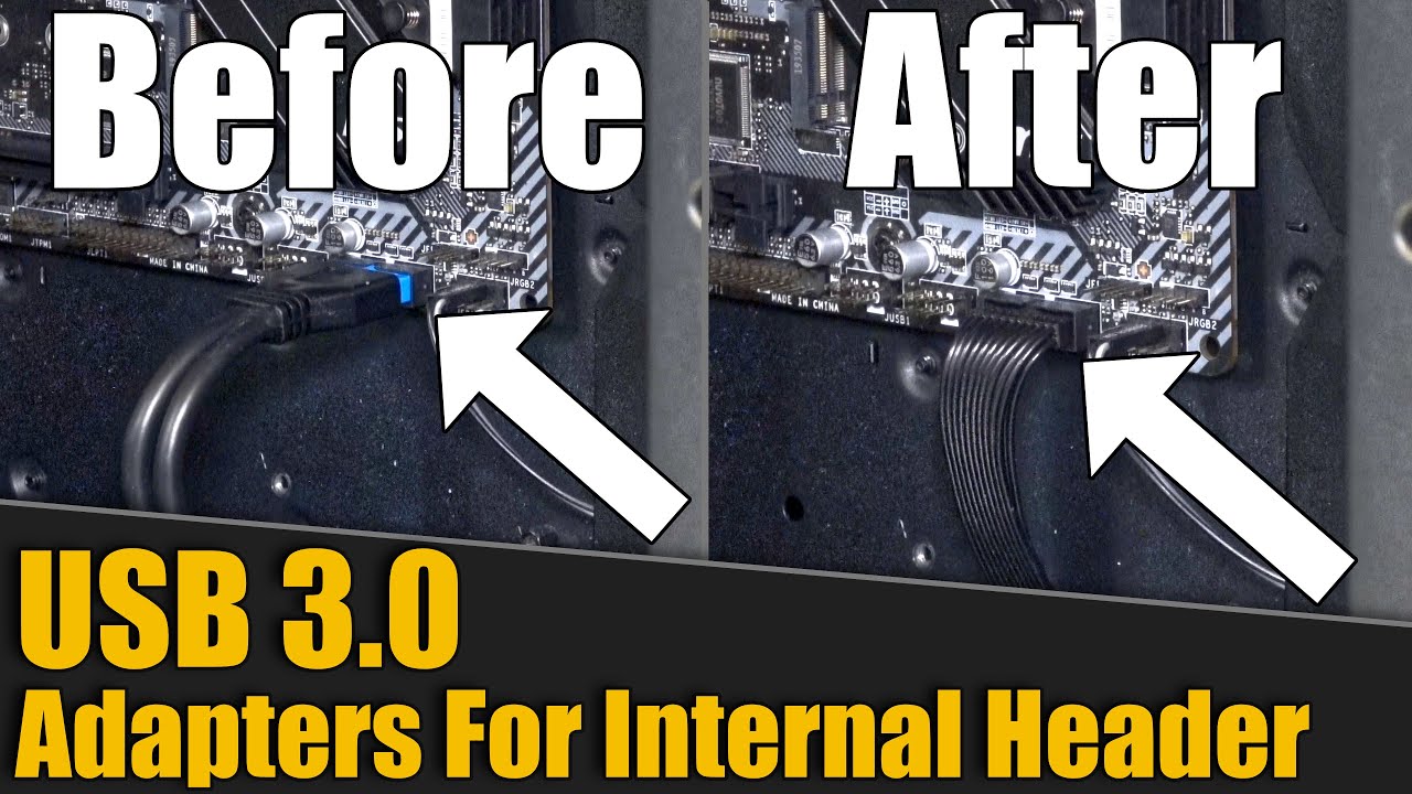 USB 3.0 Motherboard Header Adapter