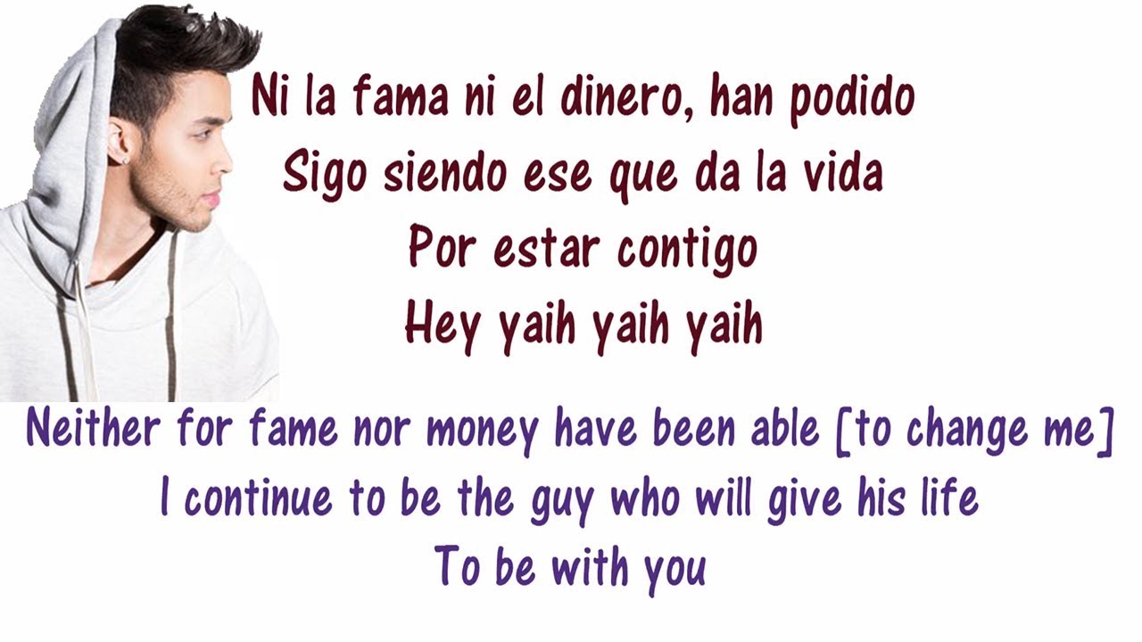 Prince Royce - Soy el Mismo Lyrics English and Spanish - Translation & Meaning - Letras en ingles