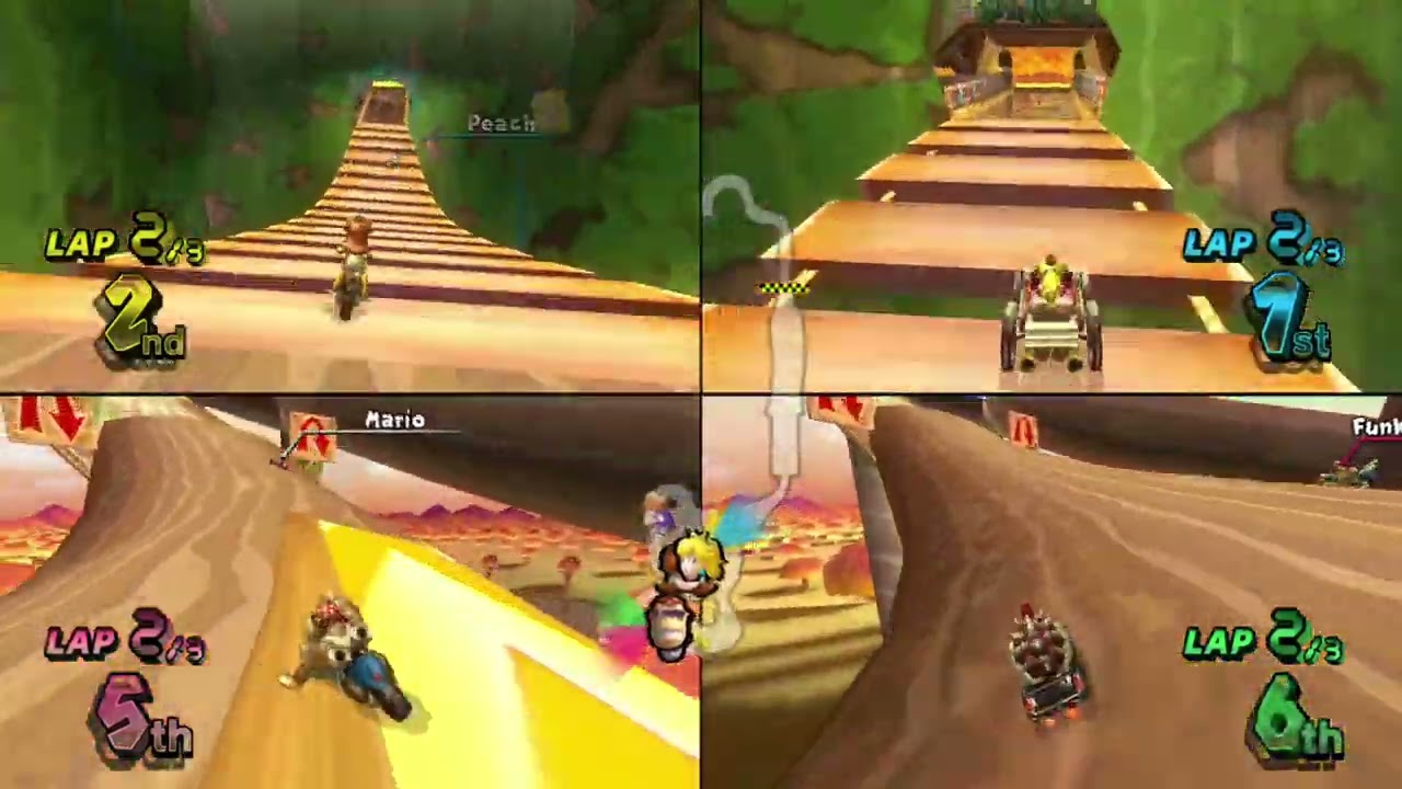 Mario Kart Wii Custom Tracks ✦ 4 Players #386