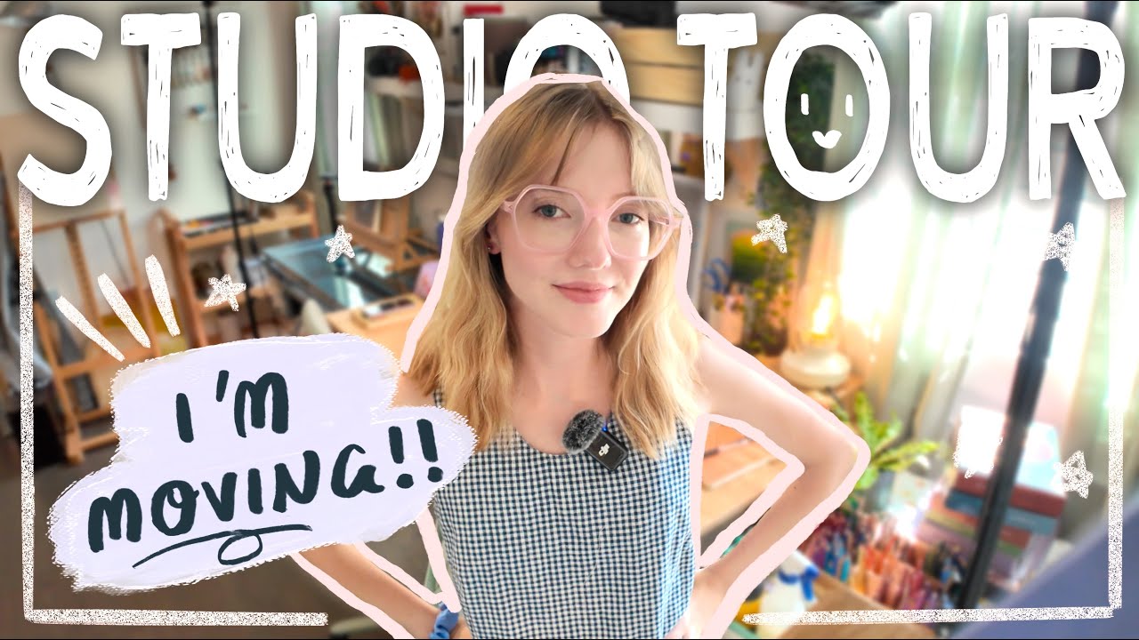 ART STUDIO TOUR 🌱 I'm moving to a new city!!