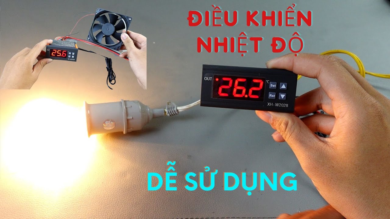 Hướng Dẫn Sử Dụng Bộ Điều Khiển Nhiệt Độ 12V - W2028 | Điện tử DAT
