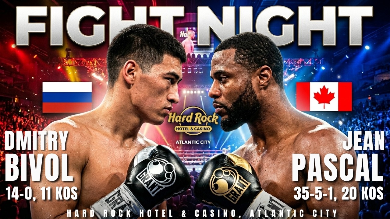DMITRY BIVOL (RUSSIA) vs JEAN PASCAL (CANADA) | FIGHT NIGHT