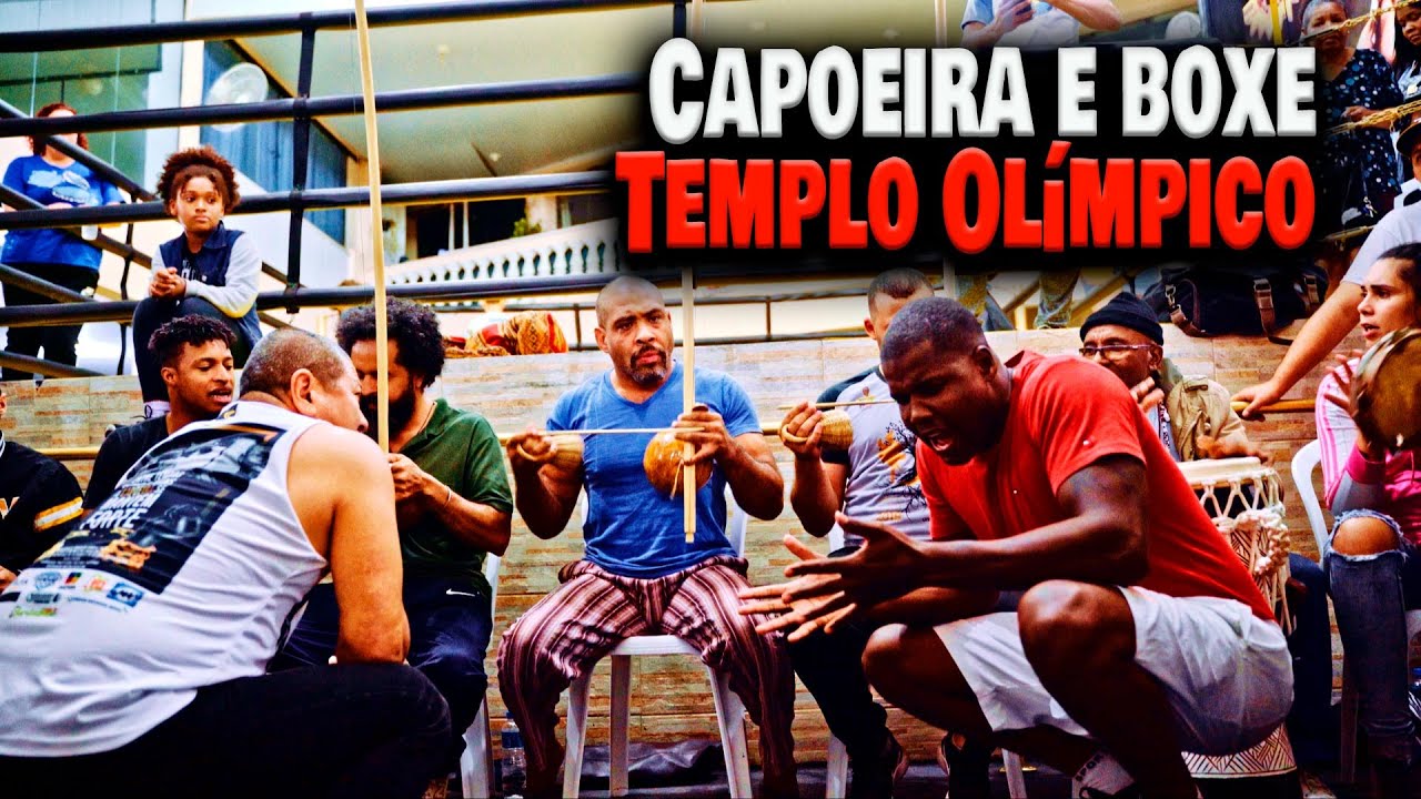 Roda de Capoeira e Aulão de Boxe na Inauguração do CT Templo Olimpico - Capoeira Praça da República