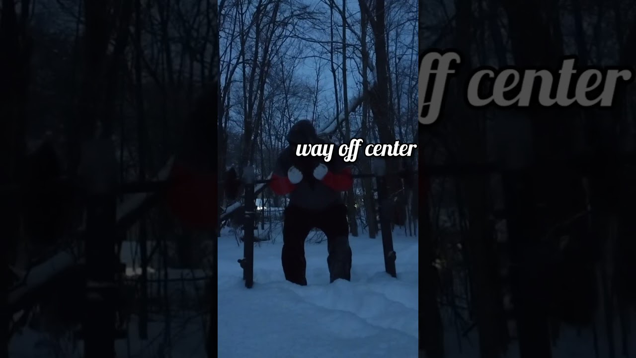Day 42 Squat Every Day - High Rep Zercher Squat In The Snowstorm 25x95lb :
