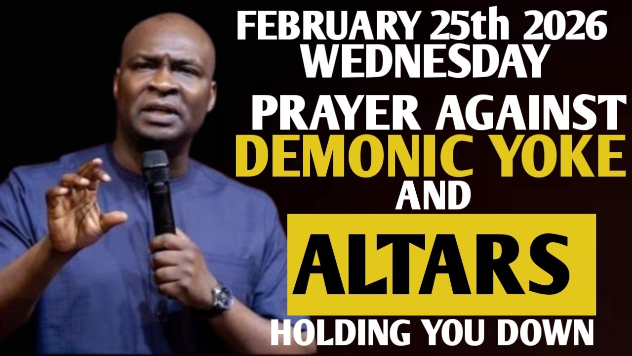 {Wednesday, February 25th 2026} Destroy Altars Stagnation & Spirit of delay | Apostle Joshua Selman