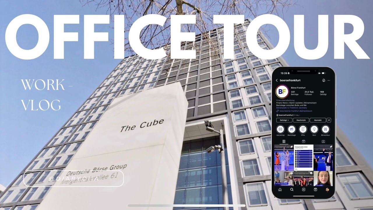 Office Tour der Deutschen Börse in Eschborn & letzter Arbeitstag