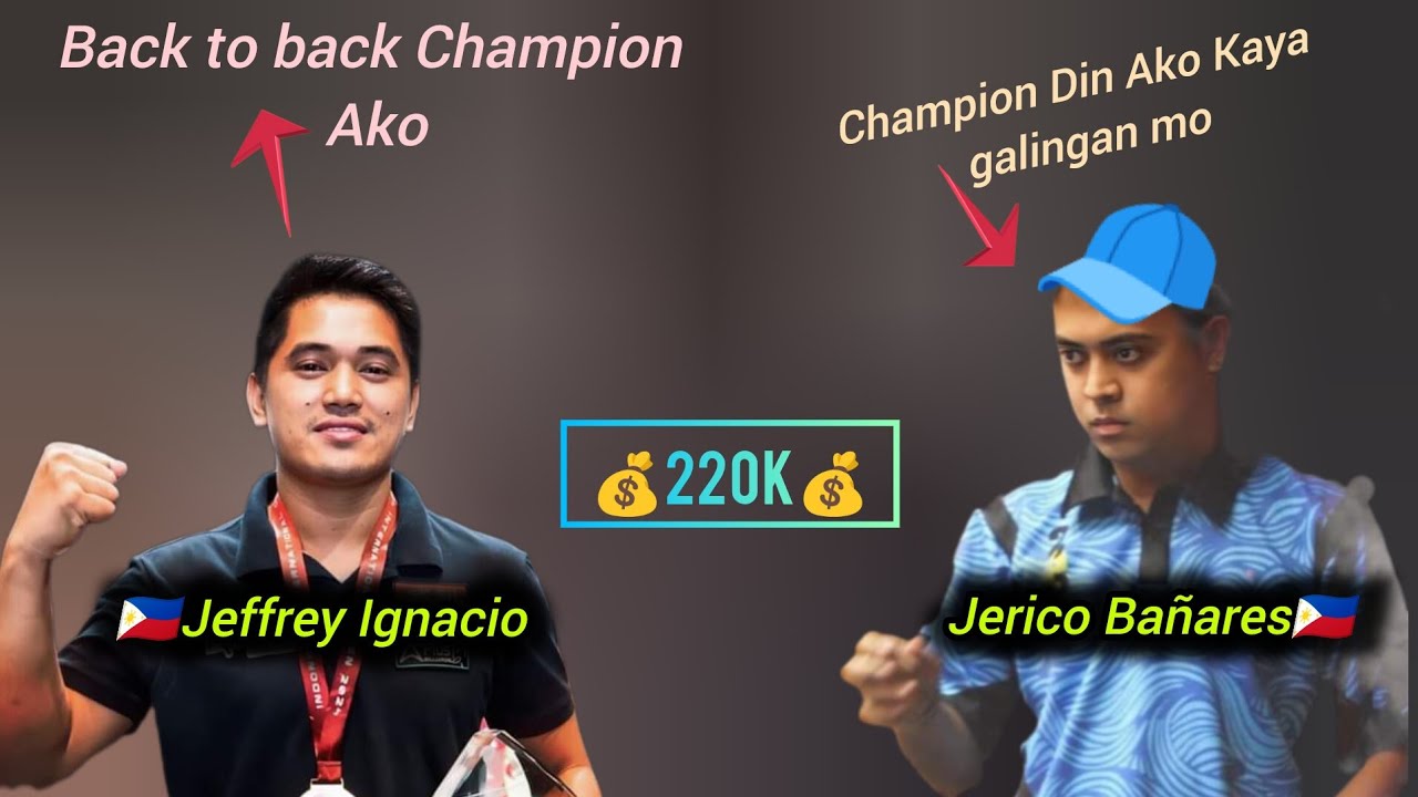 Jerico Bañares 🆚 Jeffrey Ignacio || 10ball Parihas Race to 11 || MG 220k Prize Champion