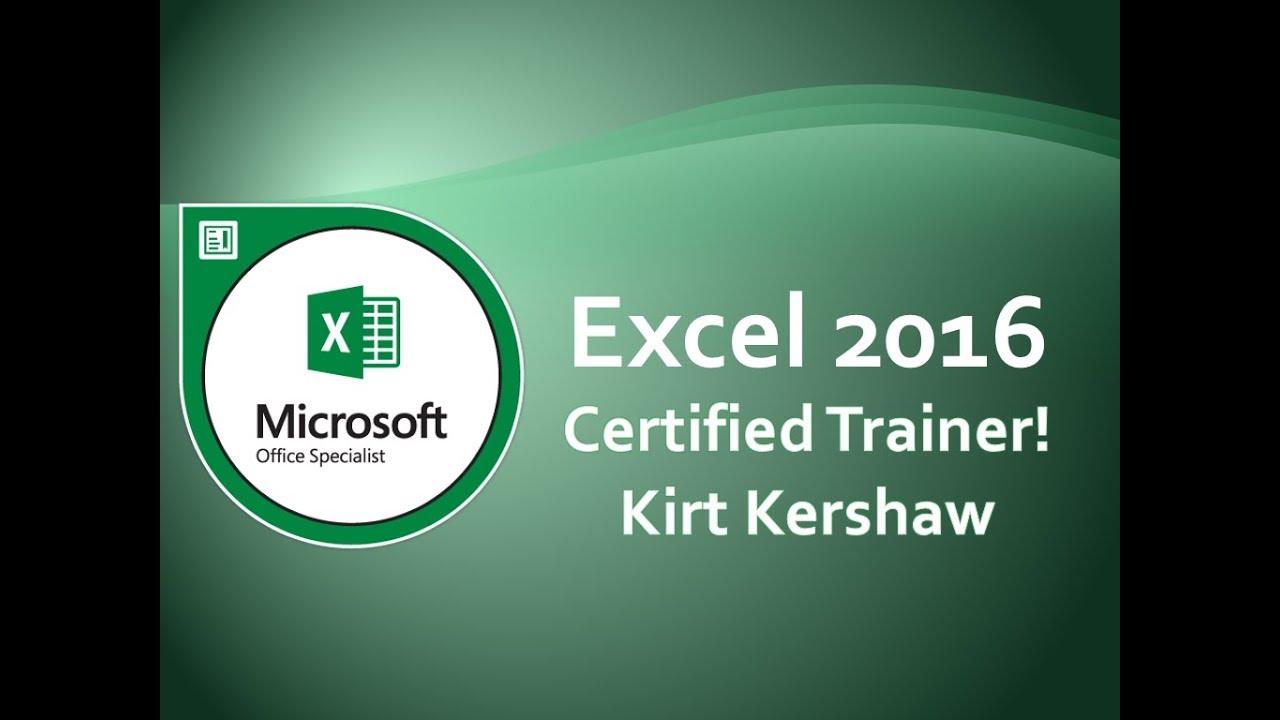 Microsoft Excel 2016 Tutorial for Beginners – How to Use Excel Part 11