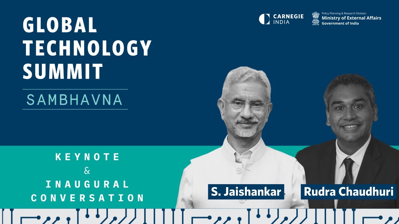 S. Jaishankar on India's Global Tech Strategy | Keynote & Inaugural Conversation | GTS 2025