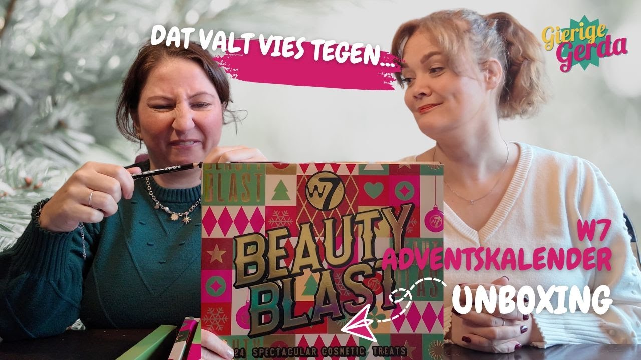 W7 Beauty Blast adventskalender unboxing | 2024