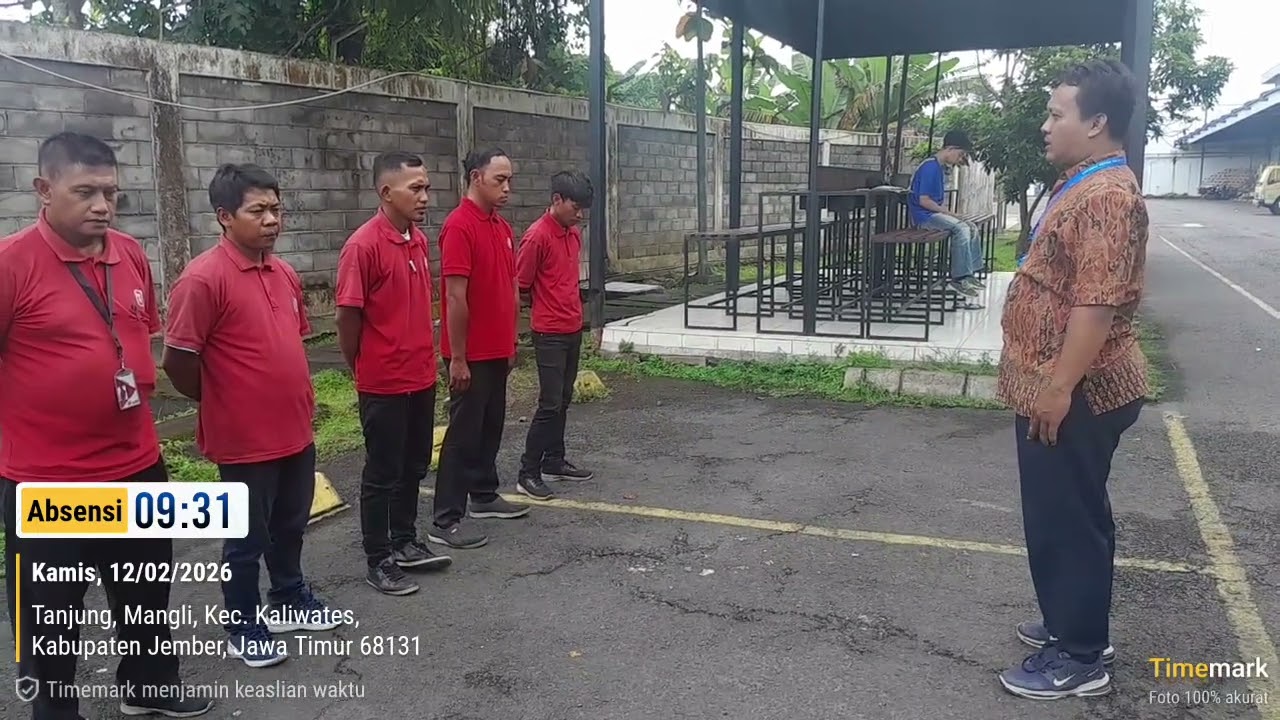 Brifing pagi tanggal 12 Febuari 2026