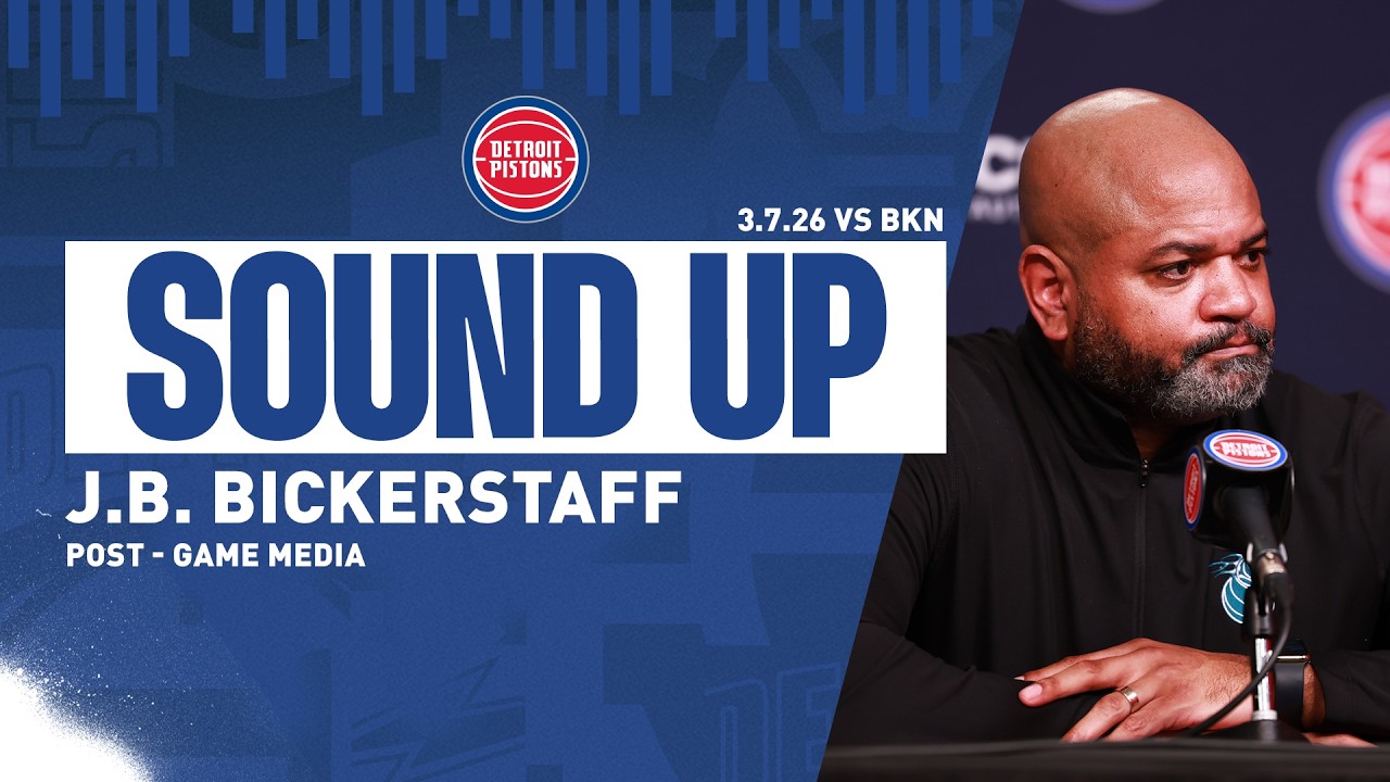 Post-Game Press Conference: J.B. Bickerstaff | Pistons vs. Nets | 03.07.26