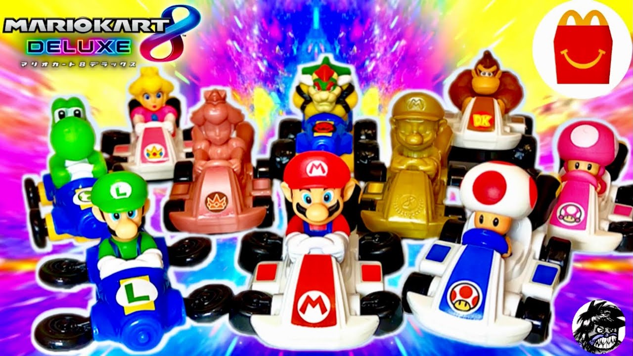 マクドナルド ハッピーセット マリオカート第3弾全10種 ゴールドマリオ ピンクゴールドピーチ キノピオ キノピコ ルイージ ヨッシー クッパ ドンキーコング マリオ ピーチ【総集編】