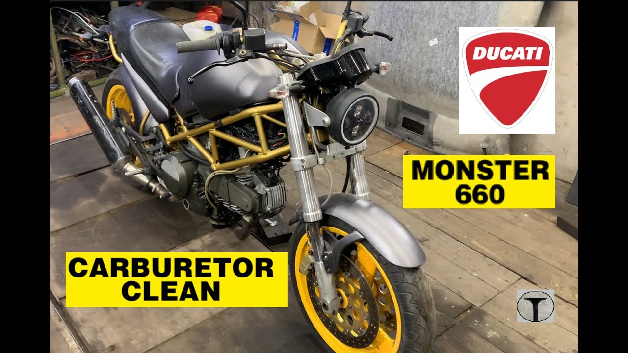 Ducati Monster 660 carburetor cleaning Part 2 Mikuni 38 B159