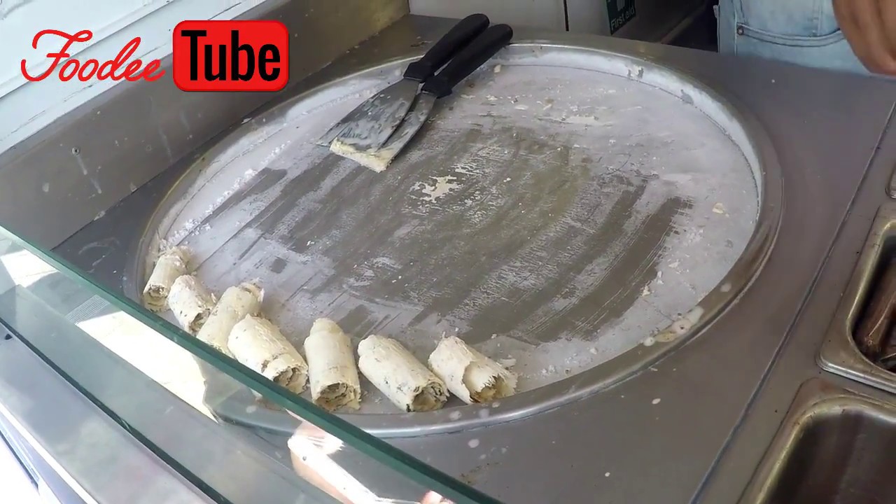 New Insane Nitrogen Pan Fried Ice Cream Rolls
