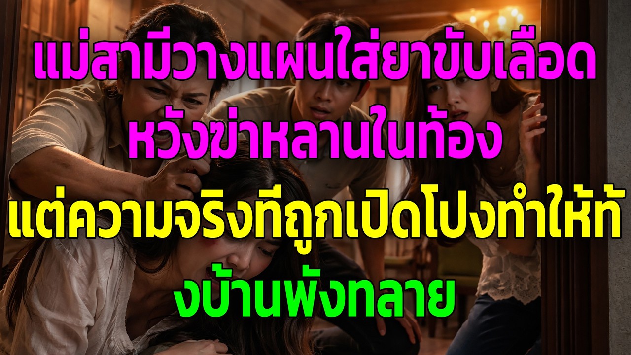 แม่สามีวางแผนใส่ยาขับเลือด หวังฆ่าหลานในท้อง แต่ความจริงที่ถูกเปิดโปงทำให้ทั้งบ้านพังทลาย