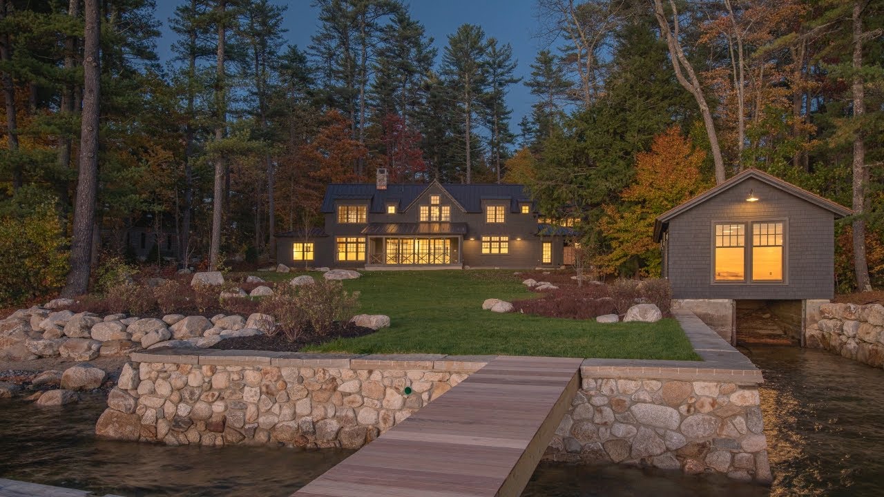 Newly Built Sebago Lake Estate | Raymond Maine Home for Sale