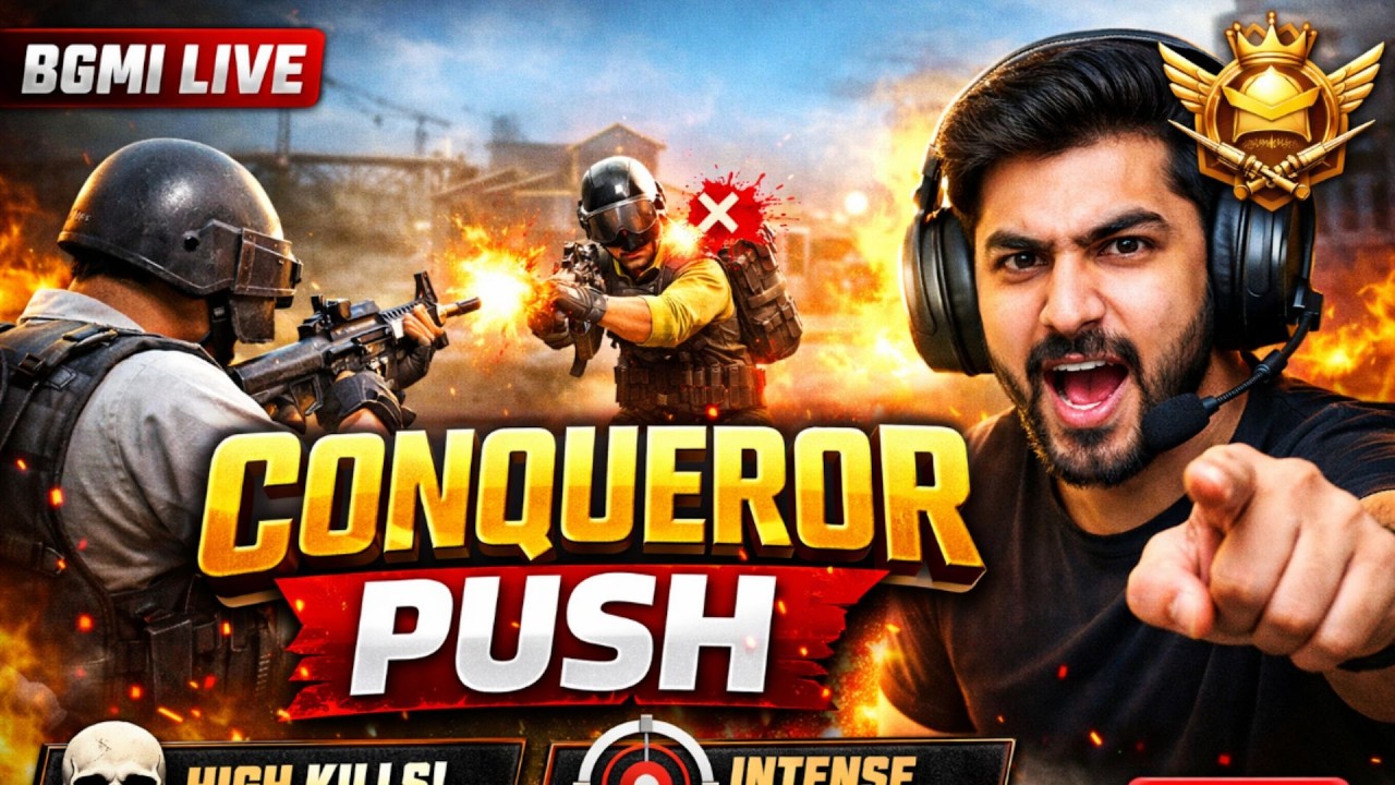 BGMI LIVE 🔴 | 1v4 Clutch & High Kill Gameplay 😈 | Rank Push Road to Conqueror | Addy Gaming