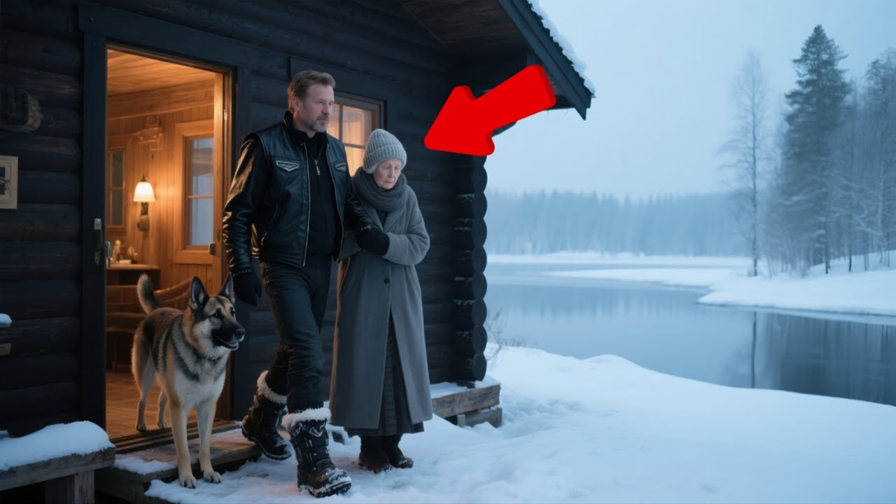 “Trapped in a Blizzard — A Homeless Grandma, Her Dog, and a Biker’s Choice That Saved Them Both”