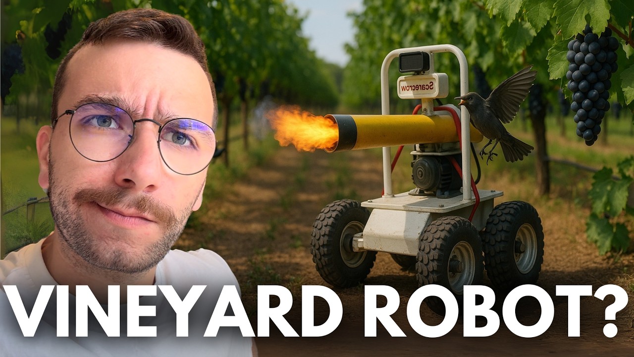 This Little Machine is Saving the Entire Grape Yield from birds