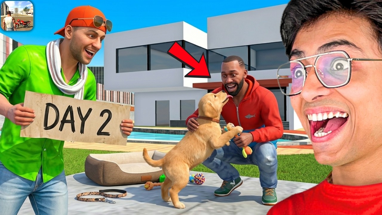 Finally FRANKLIN ne Naya Pet DOG Le Liya🥳 INDIAN BIKE DRIVING 3D Vlog #2