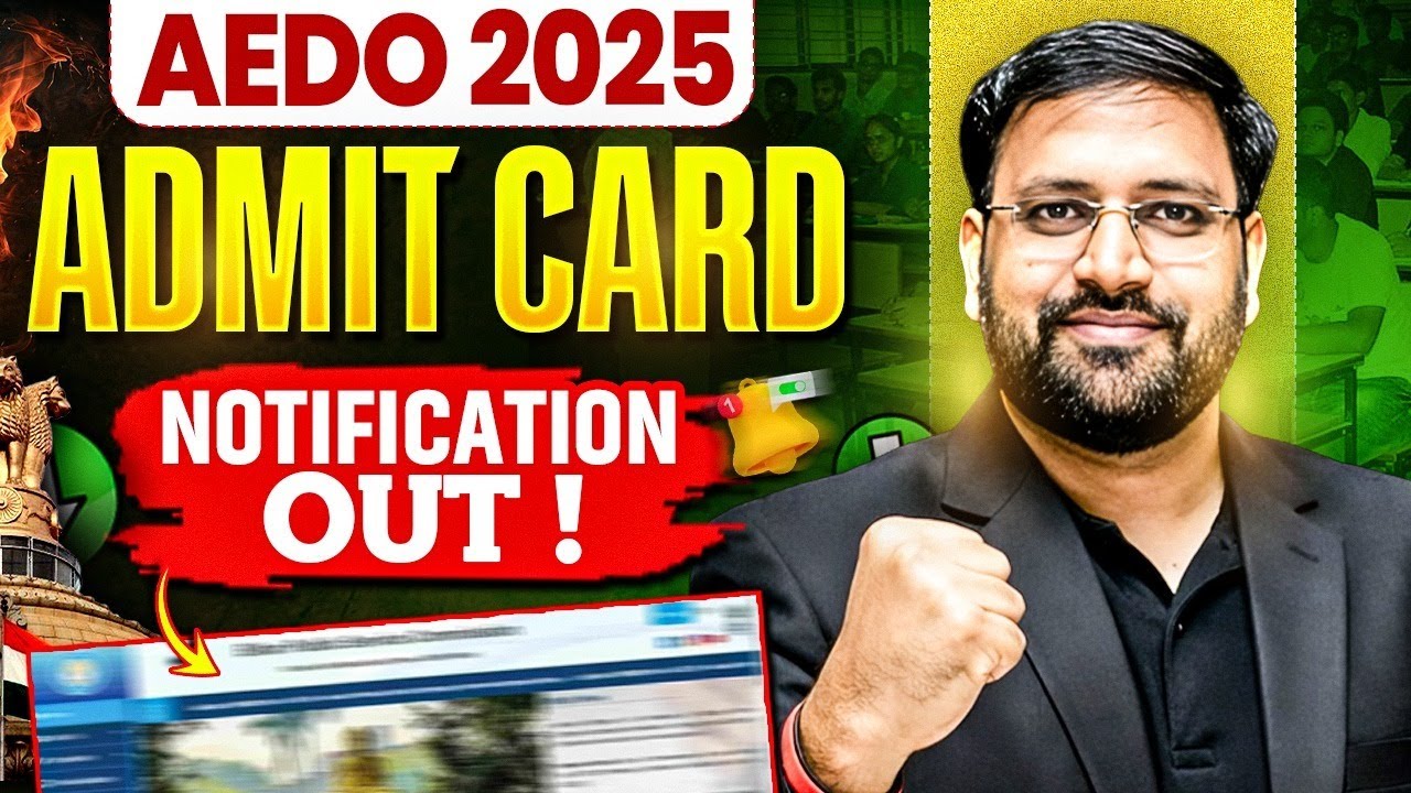 AEDO 2025 Admit Card Out 🔥| Download AEDO Admit Card 2025 | AEDO 2025 Latest Update | BPSC Wallah