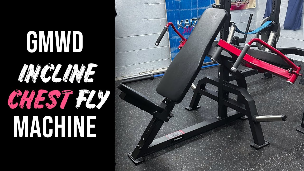 GMWD Incline Chest Fly Machine review, plate loaded home gym equipment