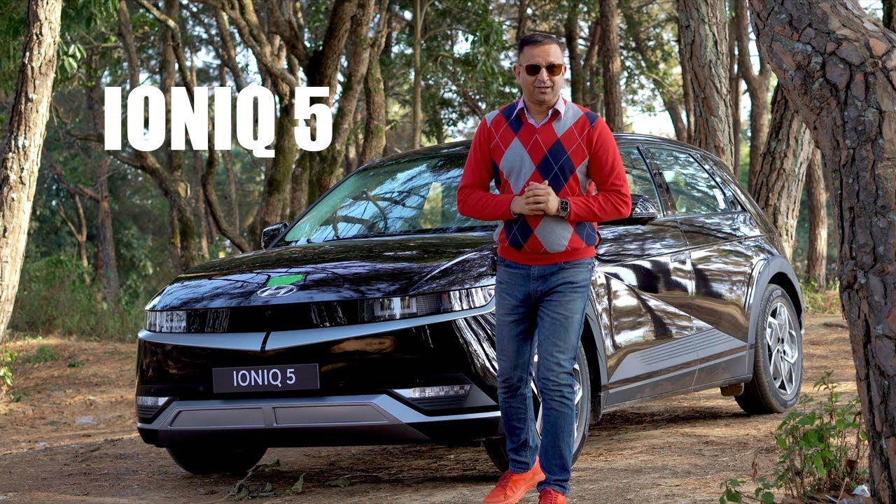 Hyundai IONIQ 5 - The futuristic Hyundai electric car now in Nepal || बिजुली गाडि || Lokesh Oli