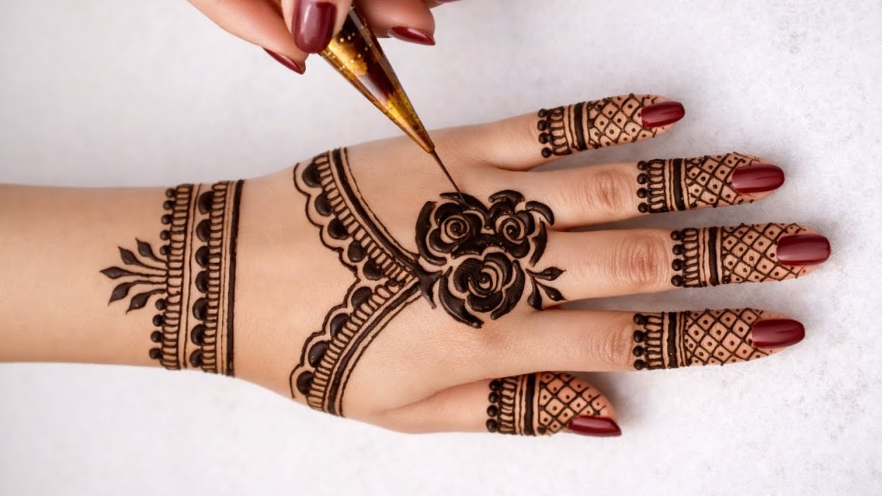 Easy Mehndi: Perfect for BeginnersMehndi for Beginners: Step-by-Step Guide to Flower Designs