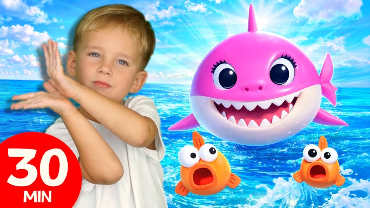 Baby Shark Dance | Baile del Tiburón Bebé | Le Le TV Canciones Infantiles
