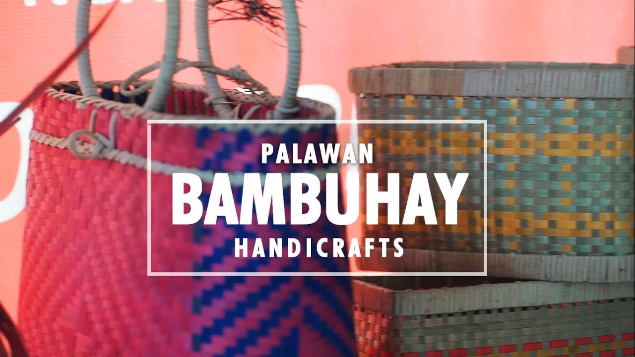 BAMBOO HANDICRAFT DESIGNS IN PALAWAN, PHILIPPINES | Negosyo, Asenso, atbp. S04E11a