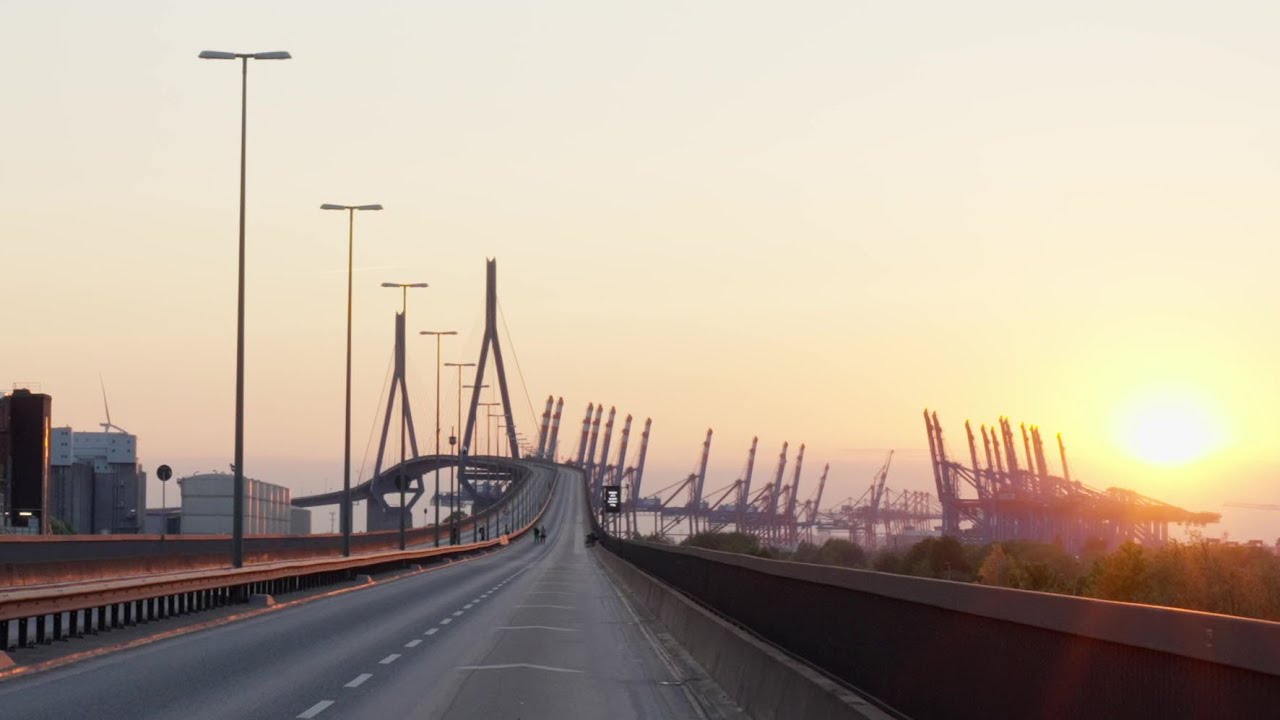 Köhlbrandbrücke mit dem Fahrrad | Mai 2023