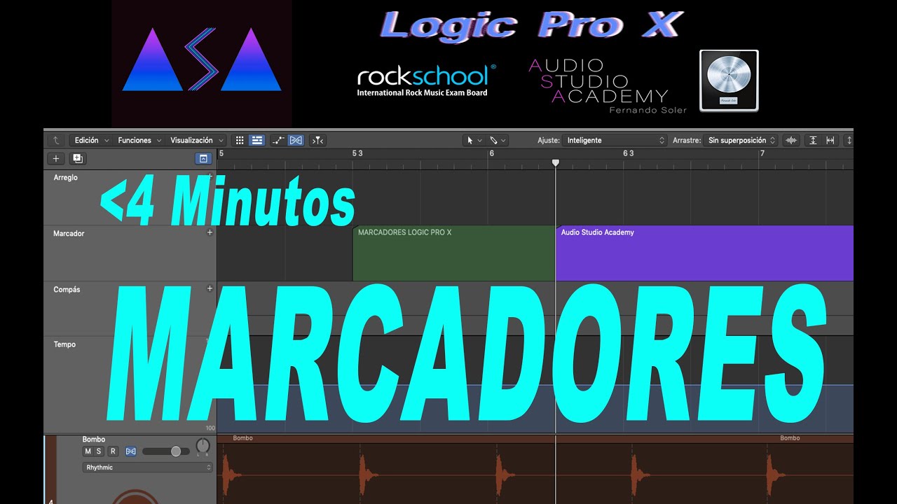 🍏🎧 Utilizar MARCADORES en LOGIC PRO X 🍏🎧