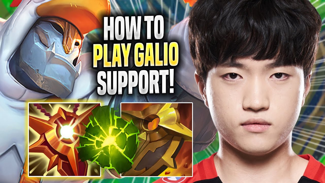 LEARN HOW TO PLAY GALIO SUPPORT LIKE A PRO! - T1 Keria Plays Galio SUPPORT vs Sett! | Season 2022