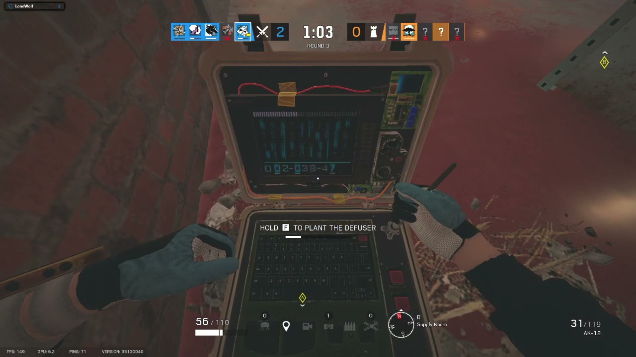Rainbow 6 Siege Defuser Planted - THX ROOK ARMOR