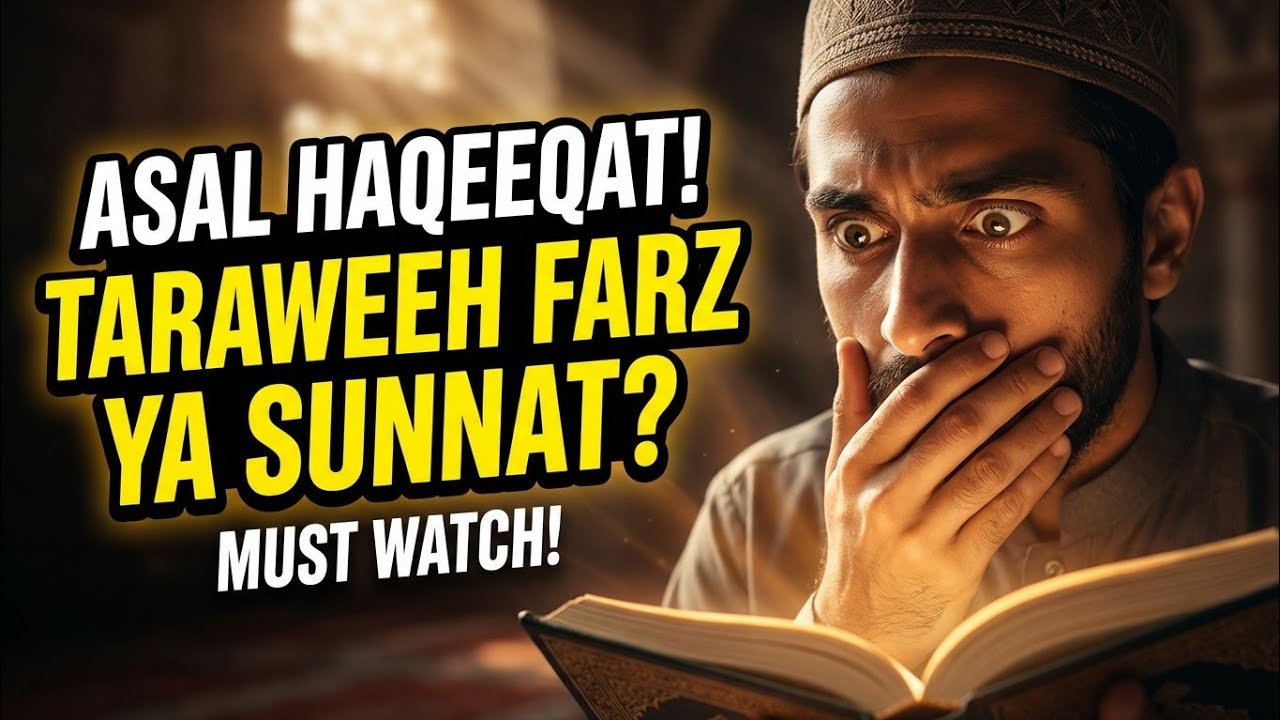 🔥Taraweeh Farz Hai Ya Sunnat? Asal Haqeeqat | Islamic Reminder