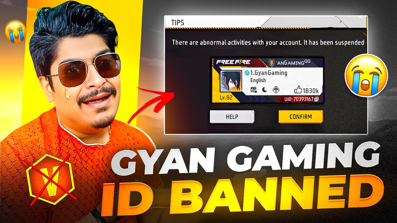 Gyan Gaming Hacker ID BANNED !!😡💔@Gyan Gamingㅤ