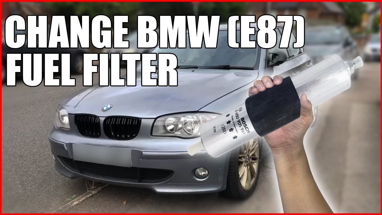 BMW 1 SERIES E87 FUEL FILTER CHANGE, EASY TUTORIAL