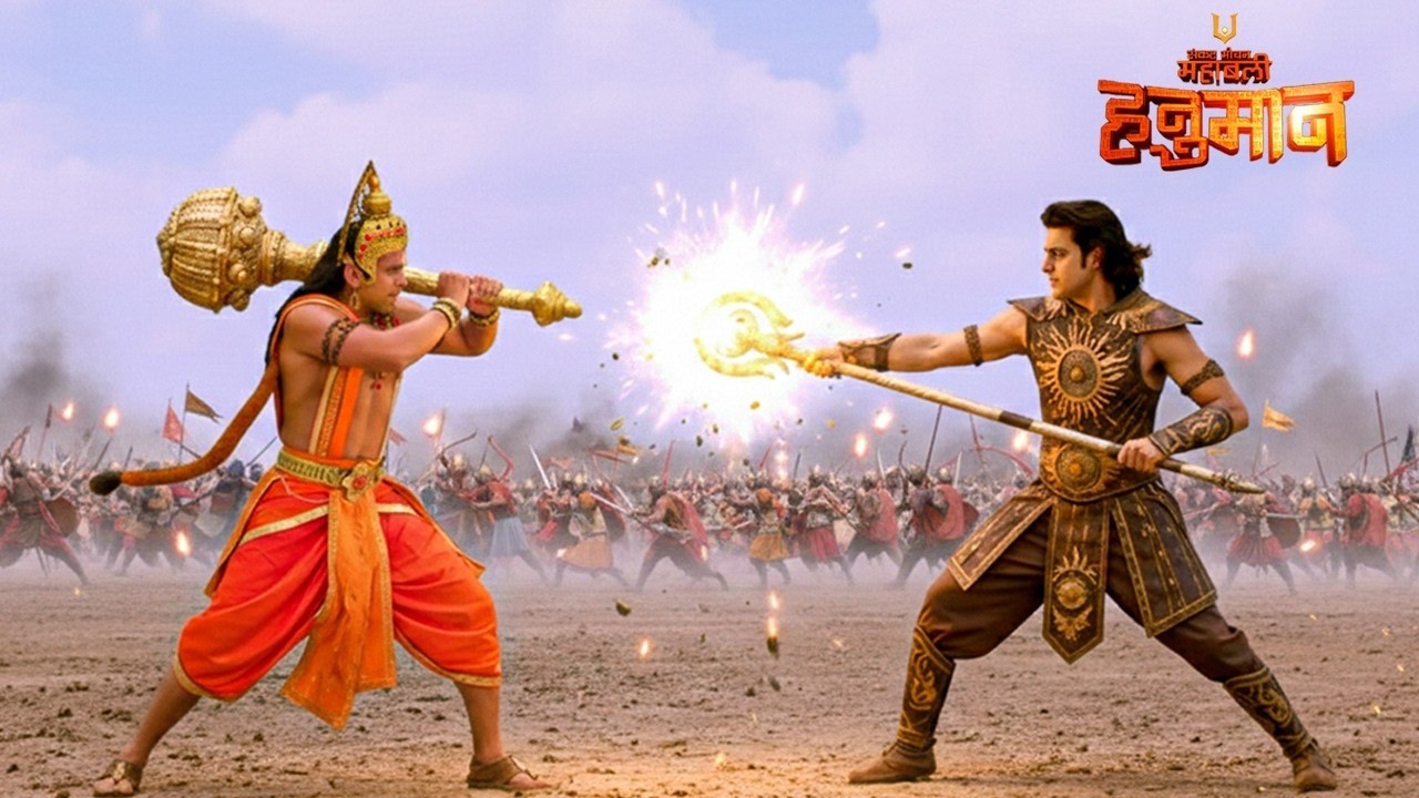अर्जुन के कहने पर हनुमान जी ने किया कर्ण से युद्ध | Mahabali Hanuman |#mahabalihanuman
