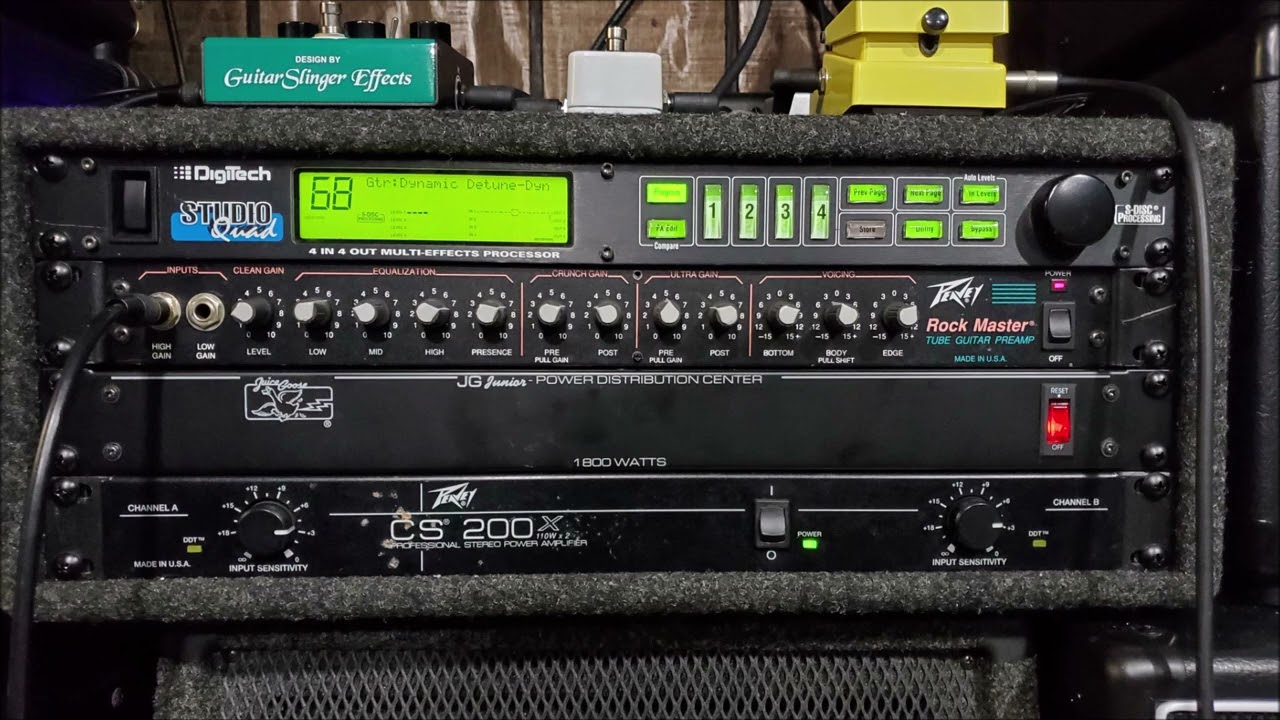 Peavey Rock Master preamp + Digitech Studio Quad - More Lynch