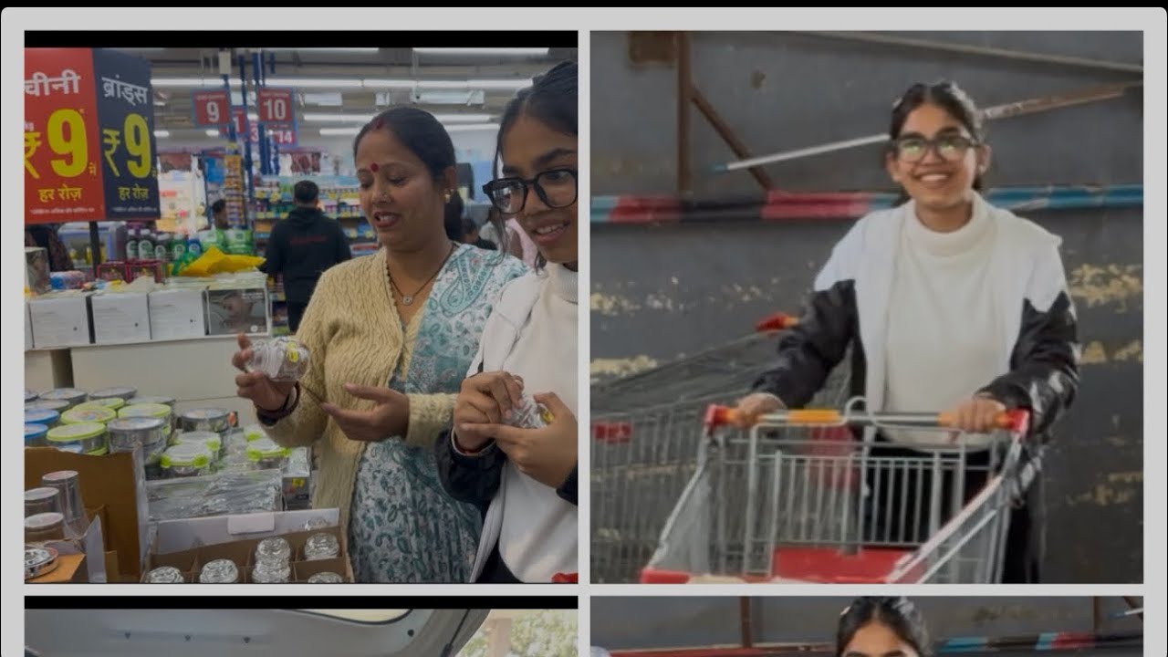 Shopping in smart bazaar 😋😋 bht sari chize le li !!!