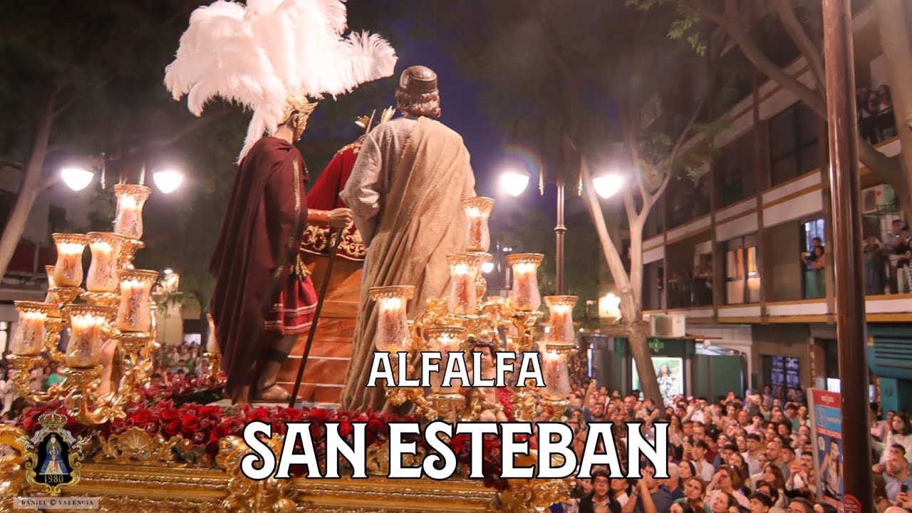 [4K] SAN ESTEBAN EN LA ALFALFA 2023 | Virgen de los Reyes | Desde Triana