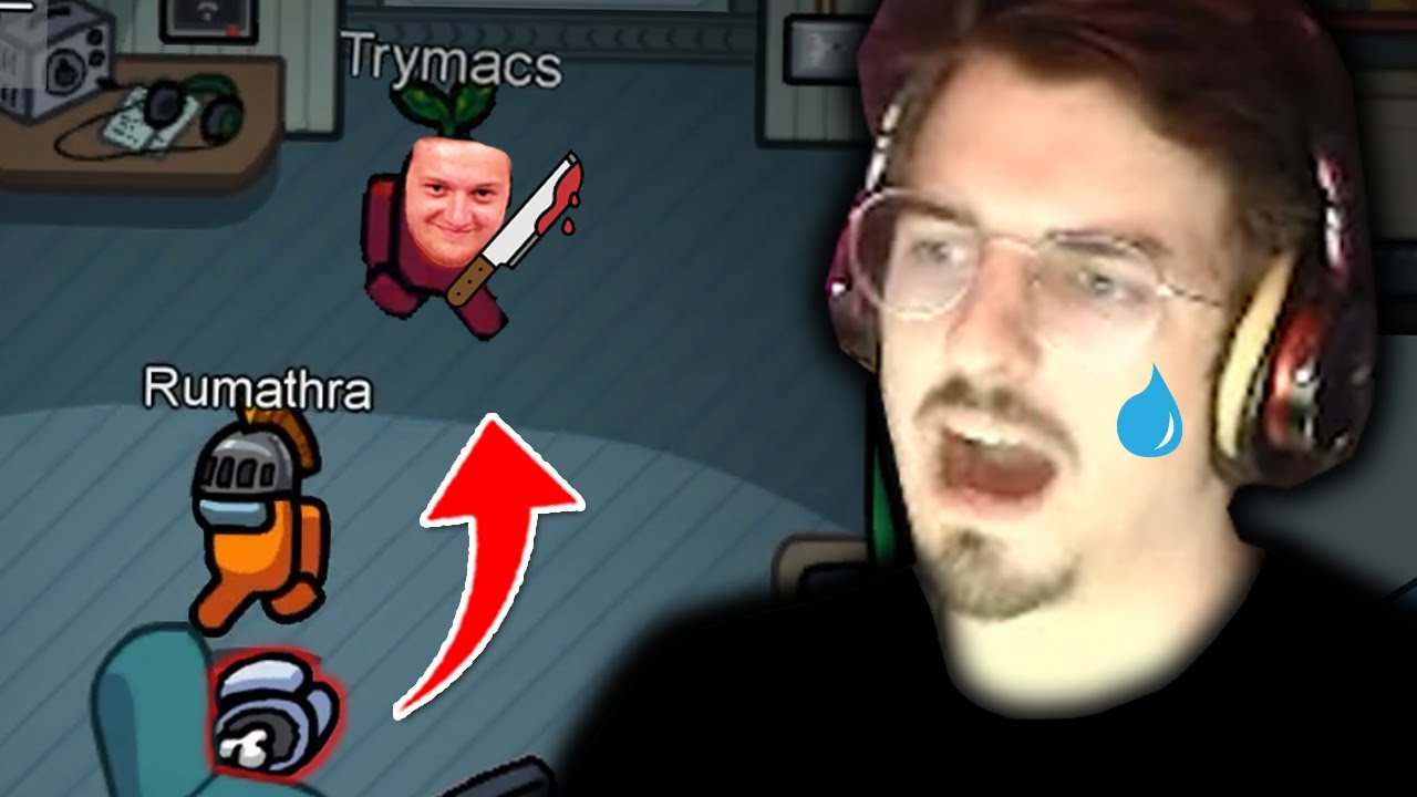 KEINER GLAUBT MIR 😥 TRYMACS macht 500iq MOVE! 😶 Among Us mit Unsympatisch, Papaplatte, Trymacs & co.
