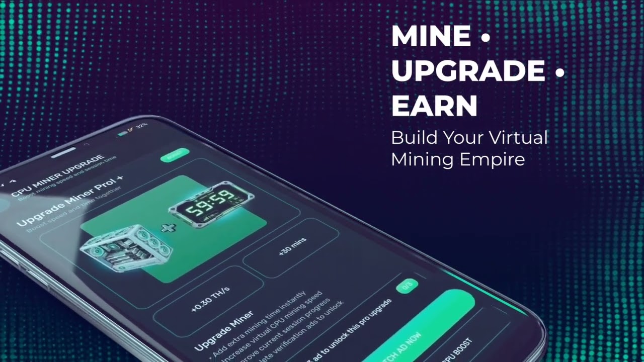 Cloud USDT Mining - Crypto Miner App For USDT Mine Simulation