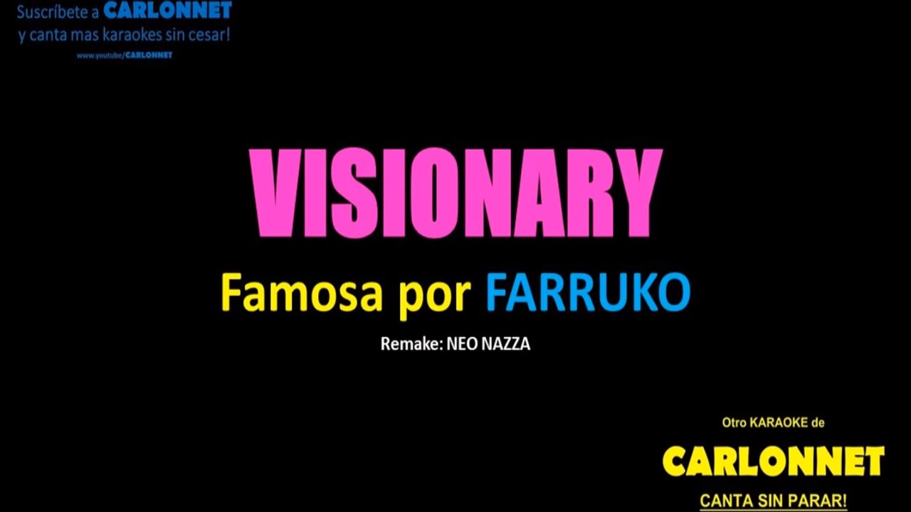 Visionary - Farruko (Karaoke)