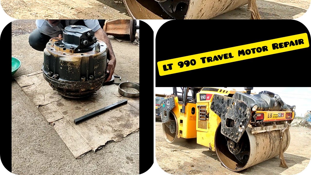 Travel Motor Repair #Disassembly and Assembly# LT990 Tandem Compactor