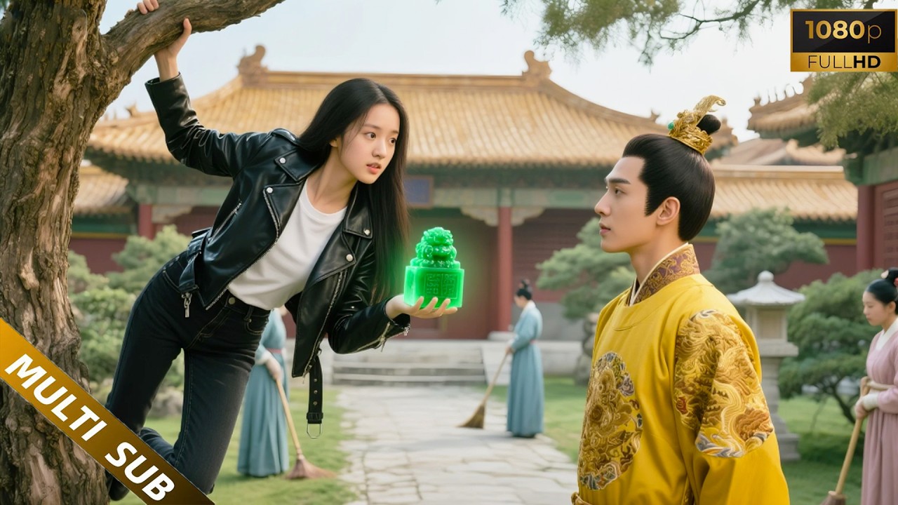 Full Movie 女孩撿到3000年前的玉璽，意外觸發神奇魔力，穿越成古代太子妃！#movie #穿越 #古装 #短剧 #宫斗