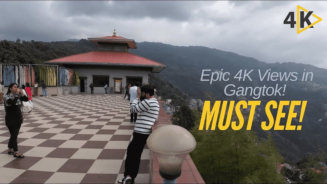 4K HDR Walking Tour: Gangtok’s Vajra World, Bakthang Falls & Scenic Viewpoints
