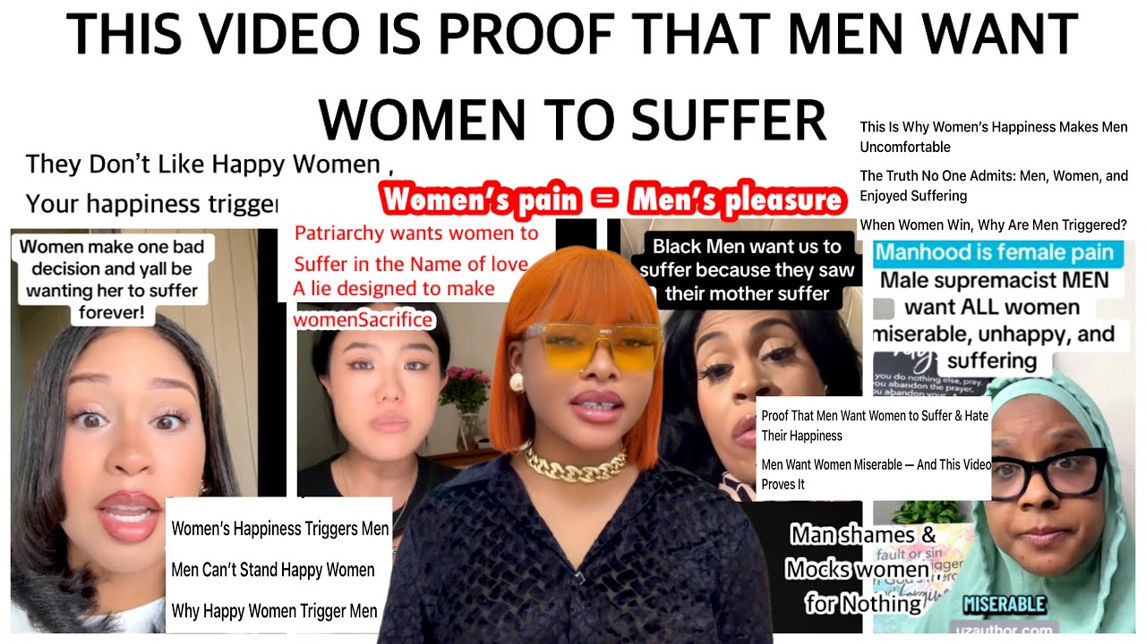 This Video is Proof that , MEN WANT WOMEN to suffer, Your happiness triggers them 💔🤦‍♀️😰