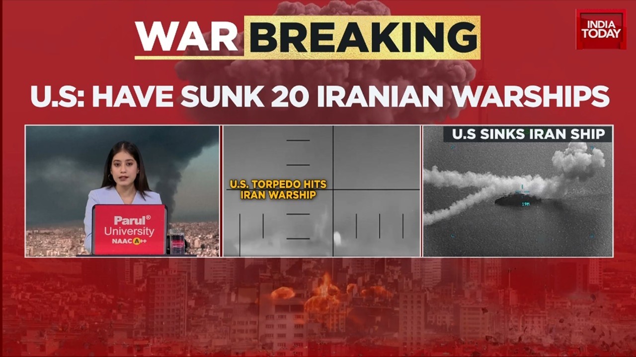 US Forces Sink Iranian Warships in Indian Ocean & Strait of Hormuz; Iran Seeks Talks | India Today